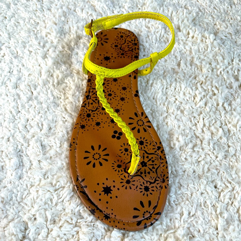 Yellow sandal